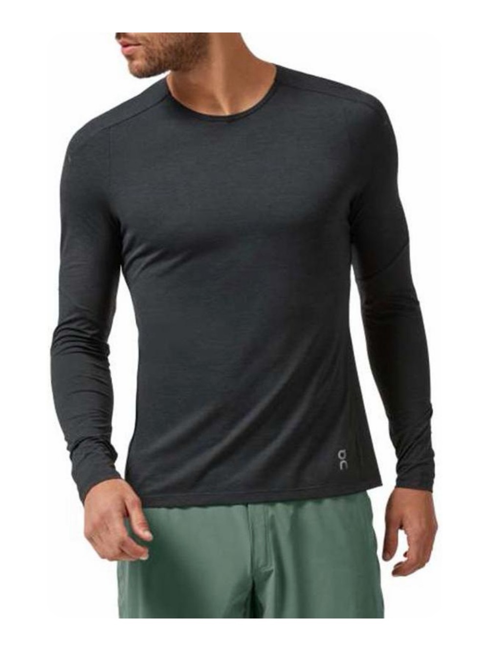 ★ On Cloud Men’s Athleisure Elevated Basic Long Sleeve Dark Gray Top S/M ★